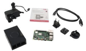 Raspberry Pi 4 starter kit, black