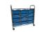 Gratnells Callero Plus Treble Tray Cart 12 Deep Trays Back - 470316-356