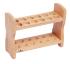 Double Row Wood Test Tube Rack