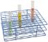 Blue Epoxy-Coated Steel Wire Test Tube Racks