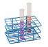 Blue Epoxy-Coated Steel Wire Test Tube Racks